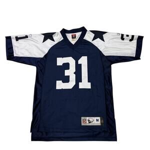 Dallas Cowboys Roy Williams #31 Throwback Football Jersey Blue Medium Reebok